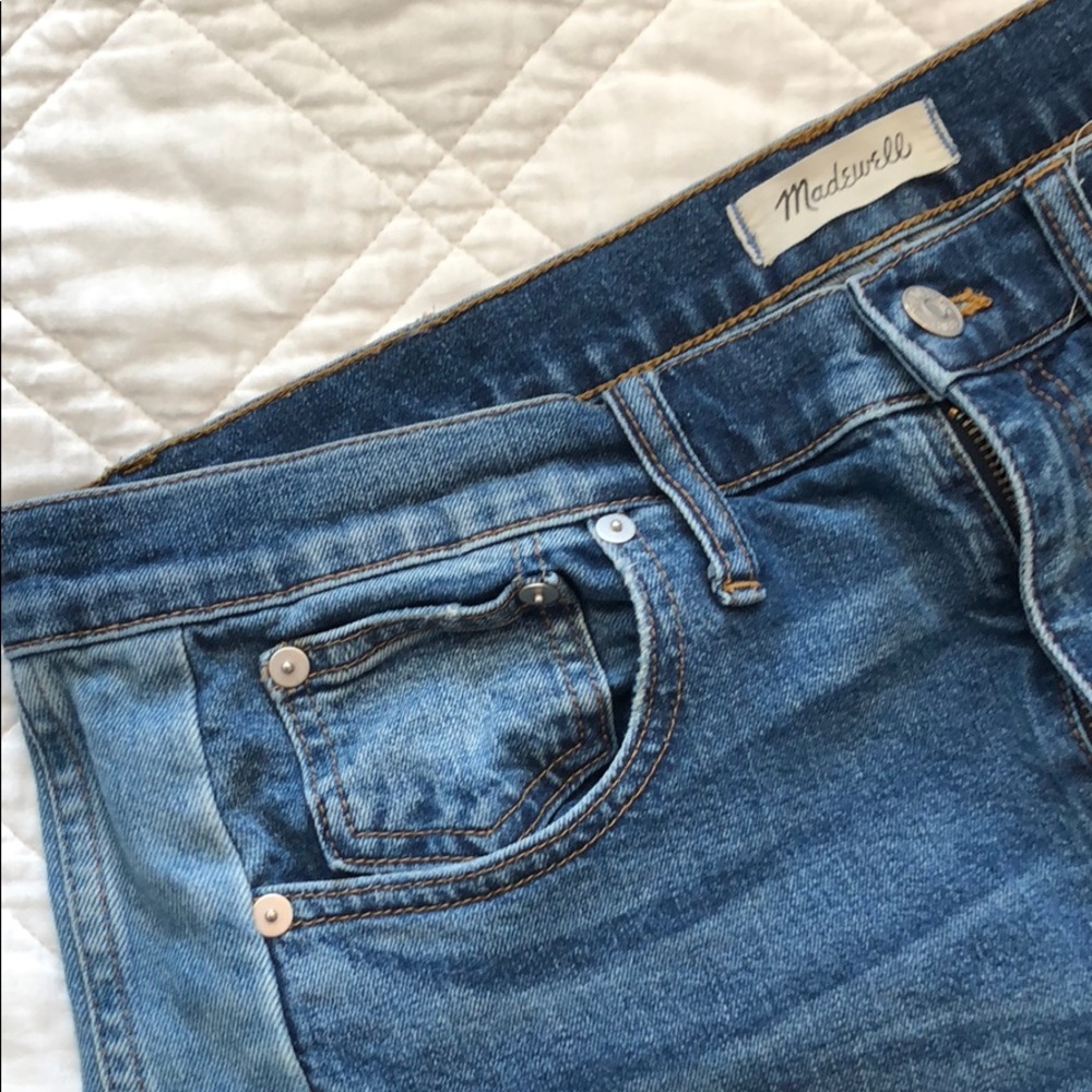 Madewell 2 toned Crop Jeans
